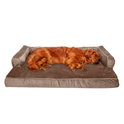 Image showing  Plush and Velvet Memory Top Comfy Couch Dog Bed