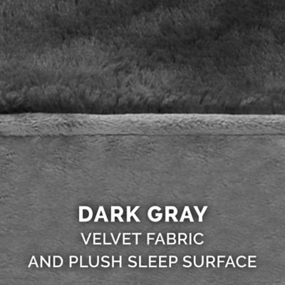 Image showing 7 th FurHaven Plush and Velvet Orthopedic Comfy Couch Pet Bed