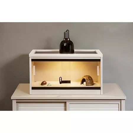 New Age Pet Mojave Reptile Lounge Made with ECOFLEX 24 in Maple Reptile Habitats & Terrariums