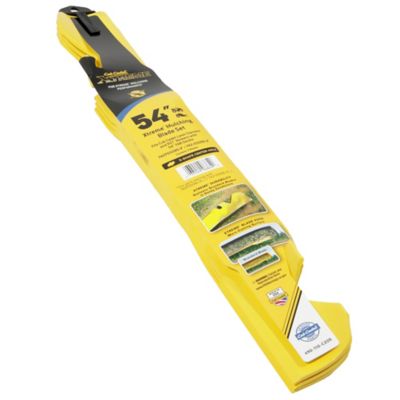 Image showing 5 th Cub Cadet 54 in. Xtreme Mulching Low-Lift Lawn Mower Blades for Cub Cadet Lawn and Zero-Turn Mowers, 3-Pack
