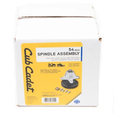 Cub Cadet Spindle Assembly for XT1 and XT2 Lawn Tractors and 54 in. Zero-Turn Mowers, OE# 918-06978, 618-06978