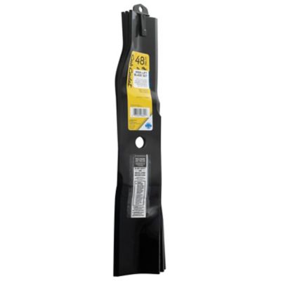 Cub Cadet 48 in. High-Lift Zero-Turn Mower Blades with Round Hole, 3-Pack