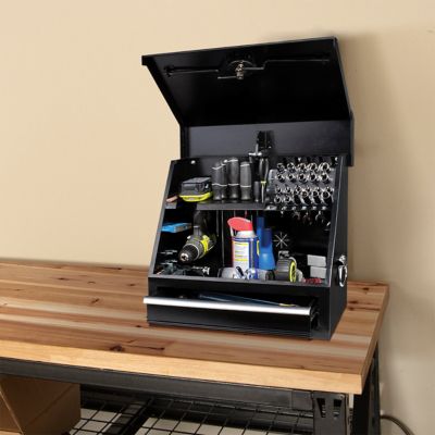 Image showing 6 th Montezuma 18 in. x 12 in. 1-Drawer Tool Storage Shop Box