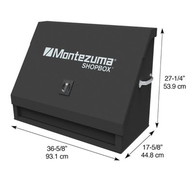 Image showing 5 th Montezuma 36 in. x 17 in. Steel Tool Storage Shop Box