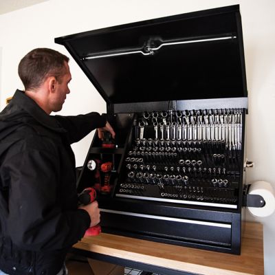 Image showing 7 th Montezuma 36 in. x 17 in. Steel Tool Storage Shop Box