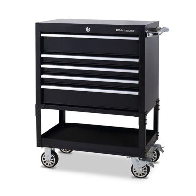 Image showing  30 in. 5-Drawer Tool Utility Storage Cart