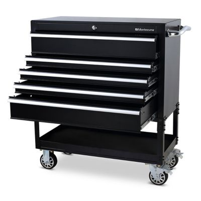 Image showing  36 in. 5-Drawer Tool Utility Storage Cart