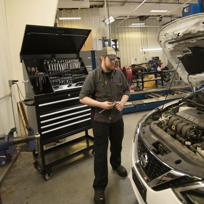 Image showing 9 th Montezuma 36 in. 5-Drawer Tool Utility Storage Cart