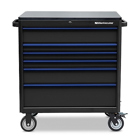Montezuma 36 in. x 24 in. 6-Drawer Tool Storage Cabinet
