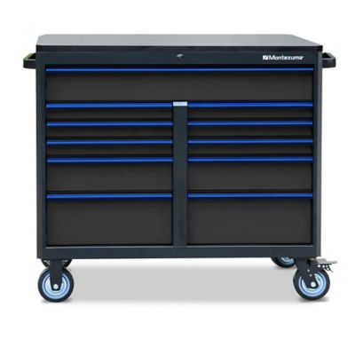 SHOPMAX 41 in. 16-Drawer Tool Chest and Rolling Cabinet Combo at