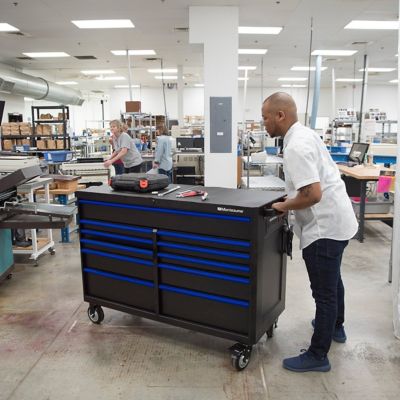 Image showing 6 th Montezuma 56 in. x 24 in. 11-Drawer Tool Storage Cabinet