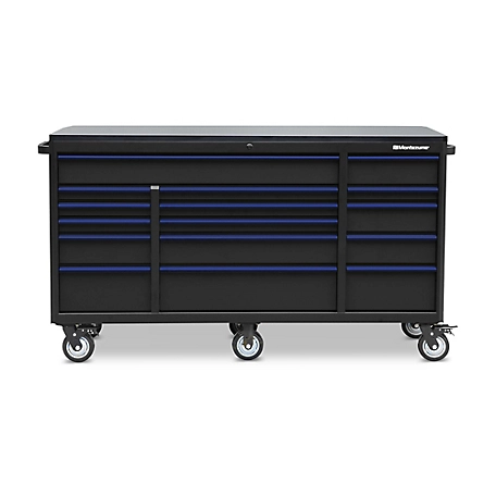 Montezuma 72 in. x 24 in. 16-Drawer Tool Storage Cabinet