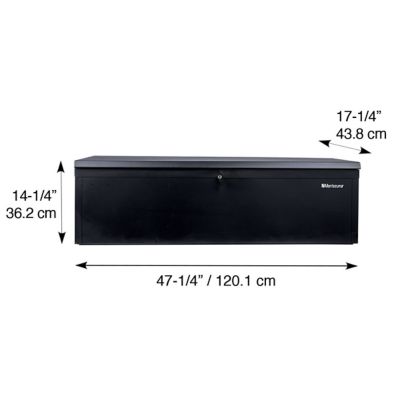 Image showing  47 in. x 14 in. Steel Utility Box