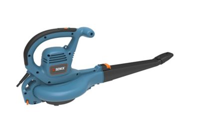 Image showing 5 th Senix 179 MPH/420 CFM 12A Corded Handheld Leaf Blower and Vacuum