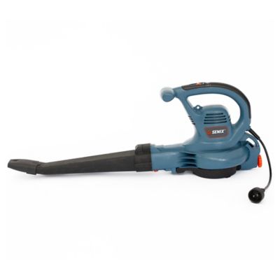 Image showing 7 th Senix 179 MPH/420 CFM 12A Corded Handheld Leaf Blower and Vacuum