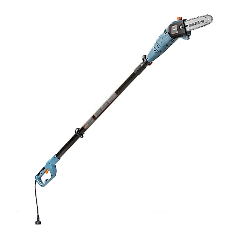 Senix 120 Volt Max* 6.5 Amp Corded Electric Pole Saw for Tree Trimming, 8-Inch Oregon Bar and Chain, CSPE6.5-M