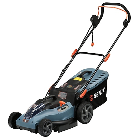 Senix 58V MAX* 17-inch Cordless Brushless Lawn Mower, 2.5Ah Lithium-Ion Battery and Charger Included LPPX5-M