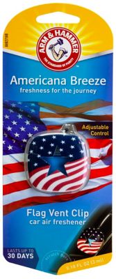 Image showing  AH VC American Flag Air Freshener, Americana Breeze, 0.14 oz.