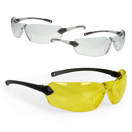 Radians Overlook Safety Glasses, 3-Pack