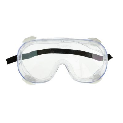 Image showing  Chemical Splash Goggles, Black Frame, Anti-Fog Clear Lens, 3-Pack