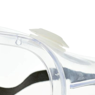 Image showing  Chemical Splash Goggles, Black Frame, Anti-Fog Clear Lens, 3-Pack