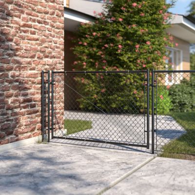 Image showing  4 ft. x 26 to 72 in. Adjustable Gate Kit, Black