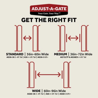 Image showing  36- 72 in. 2-Rail Gate Kit-Consumer Series