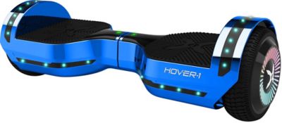 Image showing  Chrome Electric Hoverboard, Blue