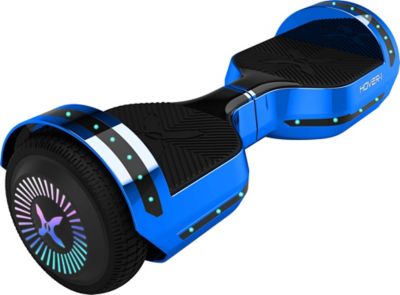 Image showing  Chrome Electric Hoverboard, Blue