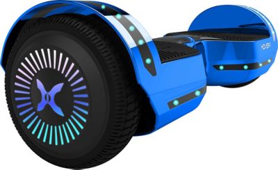 Image showing  Chrome Electric Hoverboard, Blue