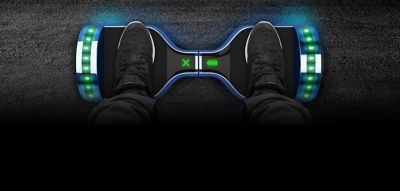 Image showing 9 th Hover-1 Chrome Electric Hoverboard, Blue