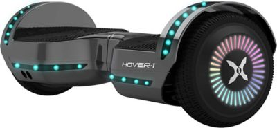 Image showing  Chrome Electric Hoverboard, Black