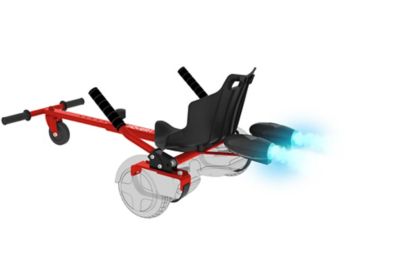 Image showing  Falcon 1 Turbo Light Hoverboard Seat Attachment, Red