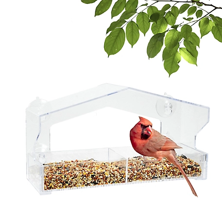 Perky-Pet® Clear Window Feeder - 1 C. Seed Capacity