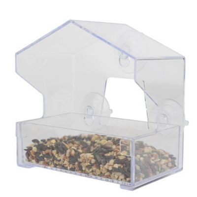 Image showing  1/2 lb. Window-Mount Bird Feeder