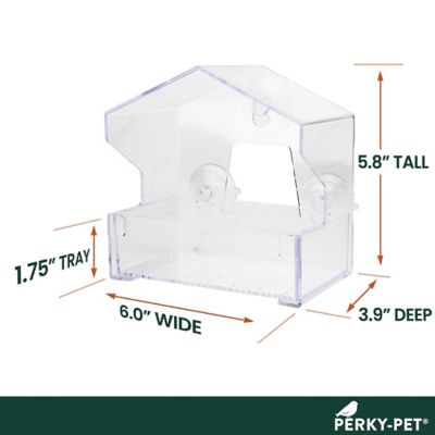 Image showing 15 th Perky-Pet 1/2 lb. Window-Mount Bird Feeder