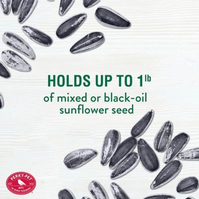 Image showing 5 th Perky-Pet 1 lb. 6-Port Metal Tube Wild Bird Feeder, Green