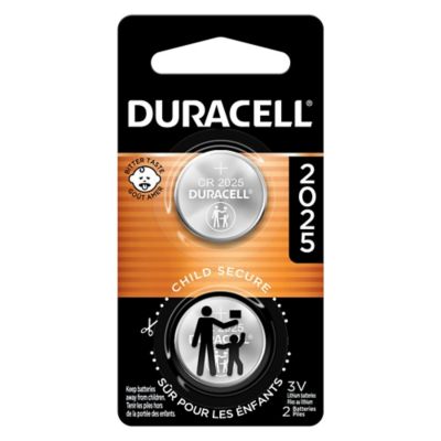 Duracell 2025 3V Lithium Coin Batteries, 2-Pack