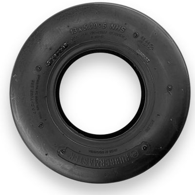 RubberMaster 13x500-6 4P Smooth Mower Tire (Tire Only) - Lifetime Warranty, 450145