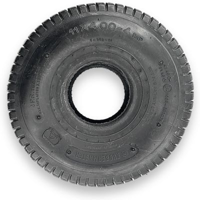 RubberMaster 11x4.00-4 4P Turf Tire, Tire Only, Lifetime Warranty