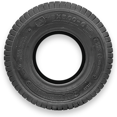 RubberMaster 13x500-6 4P Turf Tire (Tire Only), Lifetime Warranty