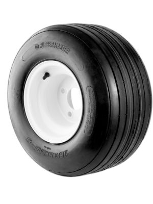 RubberMaster 16x6.50-8 4P Rib 8x5.375 5 on 4.5 TR412 Tire and Wheel Assembly