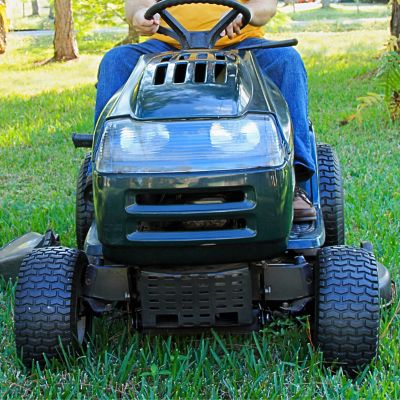 Image showing  16x7.50-8 4 Ply Turf Tire and 5 on 4.5 Stamped Wheel Assembly