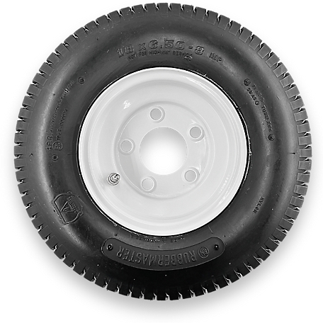 RubberMaster 18x6.5-8 4P Turf 8x5.375 5 on 4.5 TR416S Tire and Wheel Assembly