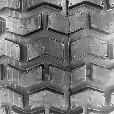 Image showing  18x8.50-8 4-Ply Turf Tire and 4 on 4 Stamped Wheel Assembly