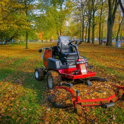 Image showing  18x8.50-8 4-Ply Turf Tire and 4 on 4 Stamped Wheel Assembly