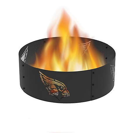 Blue Sky Outdoor 36 in. Arizona Cardinals Decorative Steel Round Fire Ring