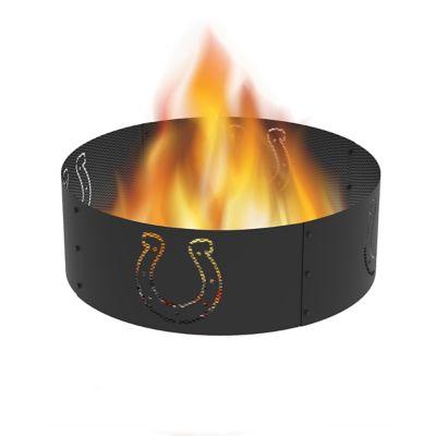 Blue Sky Outdoor 36 in. Indianapolis Colts Decorative Steel Round Fire Ring