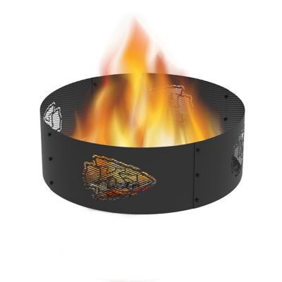 Blue Sky Outdoor 36 In Round Fire Ring Chiefs Fr361208 Chiefs At Tractor Supply Co