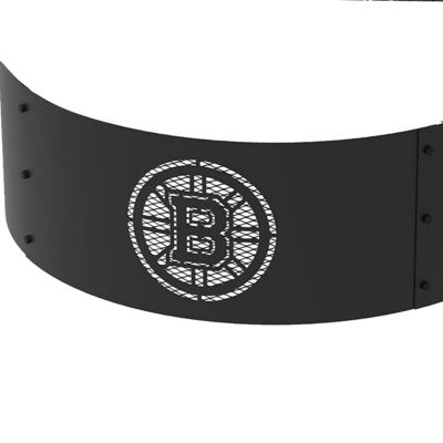 Image showing  36 in. Boston Bruins Decorative Steel Round Fire Ring